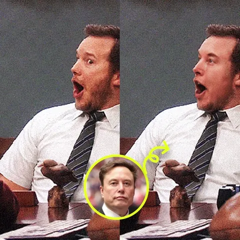 Sample GIF face swap before-and-after preview